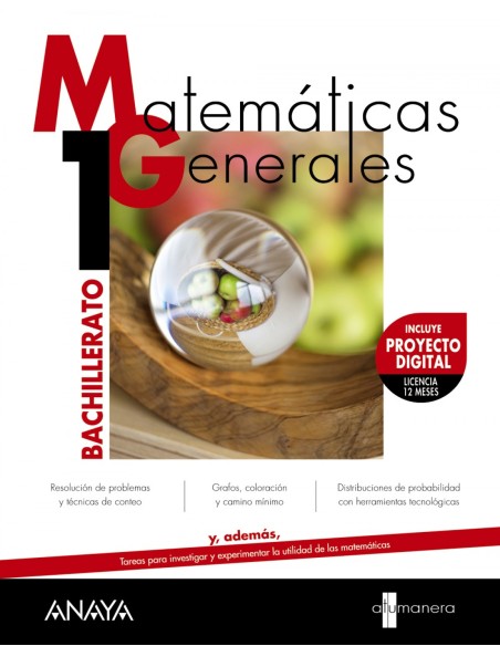 MATEMATICAS GENERALES 1ºBACHILLERATO OTROS MUNDOS 2022